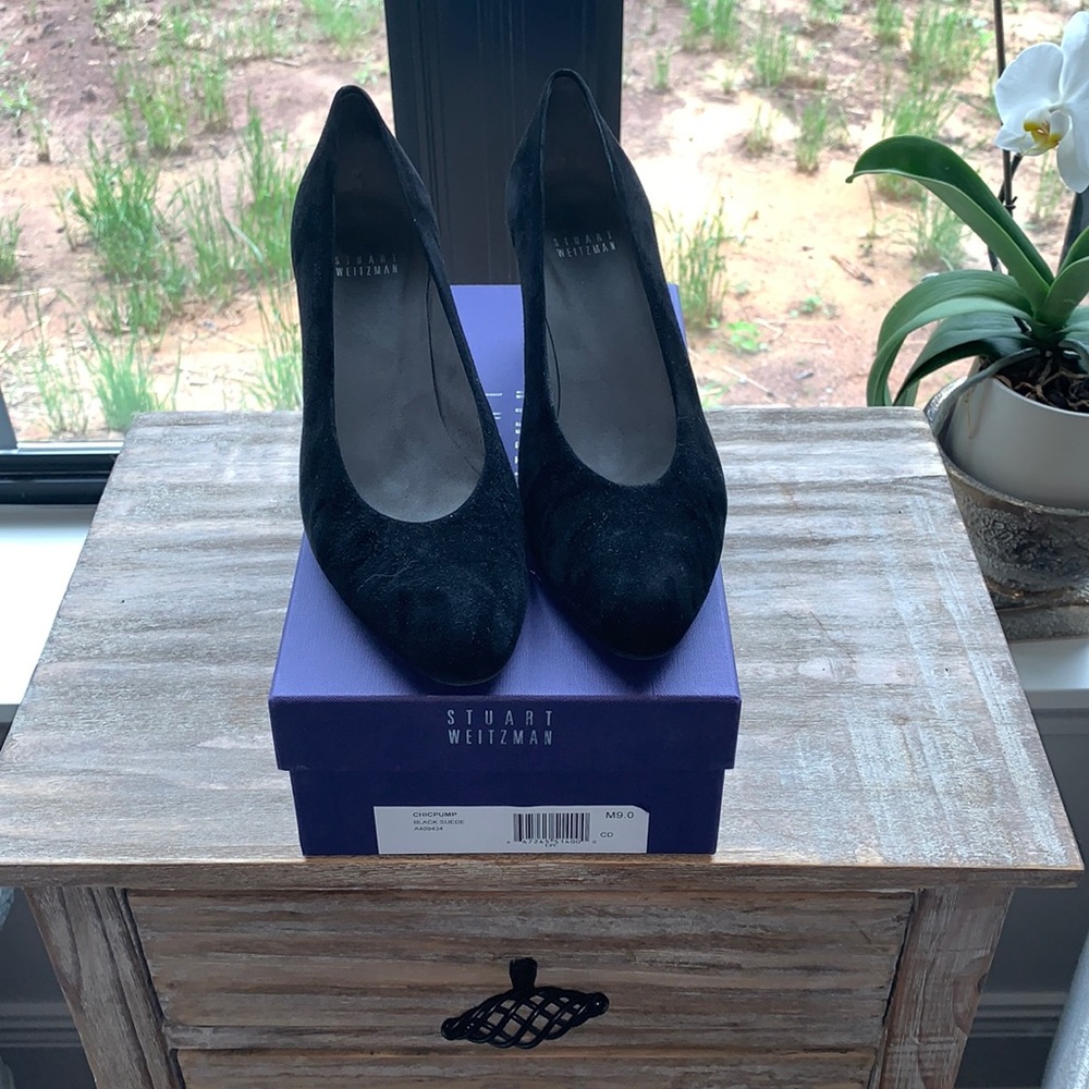Black Suede heels